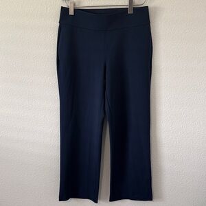 DG2 by Diane Gilman Navy Wide-Leg Ponte Pants